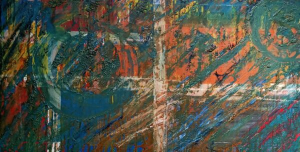 Fabrizio Chemeri Arte quantistica Astratta  Il colore contiene l'informazio ne del vissuto e delle emozioni nelle stratificazioni del tempo